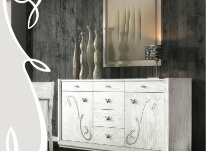 Sideboard Kommode Schrank Luxus Kommoden Schrank Regal Möbel Holzschrank Italy